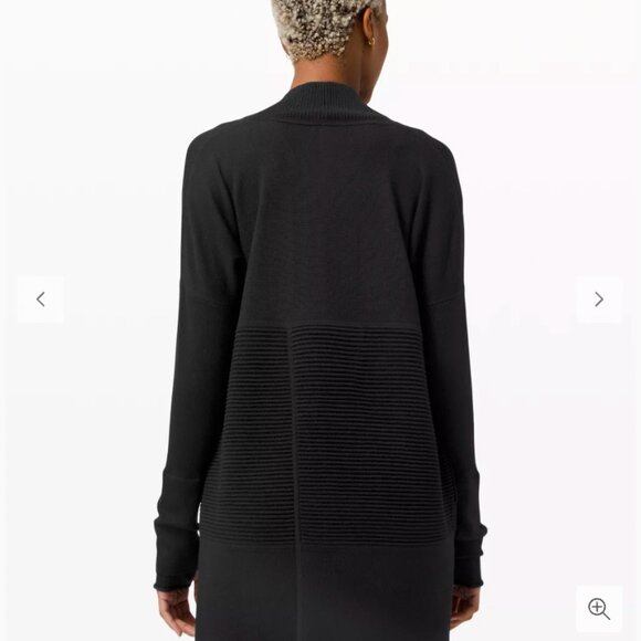 Lululemon Merino Wool Sit In Lotus Wrap Cardigan - Picture 2 of 15